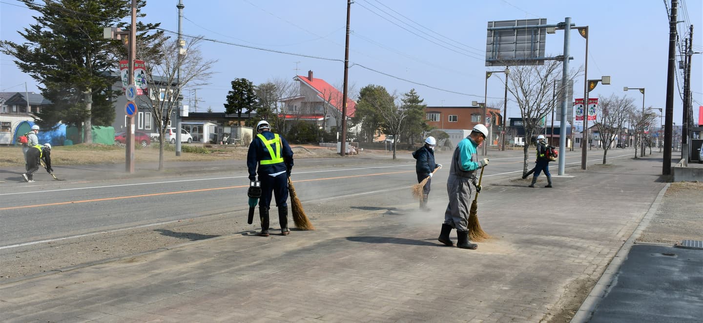 道路清掃ボランティアの画像